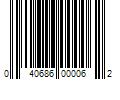 Barcode Image for UPC code 040686000062