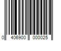 Barcode Image for UPC code 0406900000025