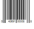 Barcode Image for UPC code 040691000088