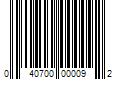 Barcode Image for UPC code 040700000092