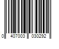 Barcode Image for UPC code 0407003030292