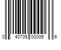 Barcode Image for UPC code 040705000066