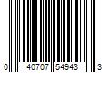 Barcode Image for UPC code 040707549433