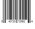 Barcode Image for UPC code 040720725524