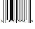 Barcode Image for UPC code 040731000085