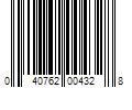 Barcode Image for UPC code 040762004328