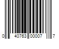 Barcode Image for UPC code 040763000077