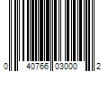 Barcode Image for UPC code 040766030002