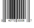 Barcode Image for UPC code 040773000067