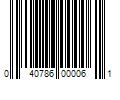 Barcode Image for UPC code 040786000061