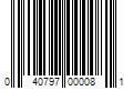 Barcode Image for UPC code 040797000081