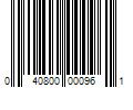 Barcode Image for UPC code 040800000961