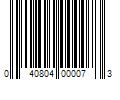 Barcode Image for UPC code 040804000073