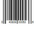 Barcode Image for UPC code 040808000536