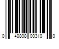 Barcode Image for UPC code 040808003100