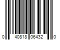 Barcode Image for UPC code 040818064320