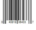 Barcode Image for UPC code 040818064337