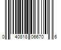 Barcode Image for UPC code 040818066706