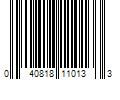 Barcode Image for UPC code 040818110133