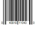 Barcode Image for UPC code 040818110430