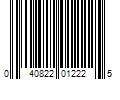 Barcode Image for UPC code 040822012225. Product Name: 