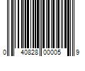 Barcode Image for UPC code 040828000059