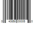 Barcode Image for UPC code 040858000050