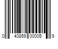 Barcode Image for UPC code 040859000059