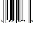 Barcode Image for UPC code 040861200775