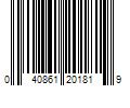 Barcode Image for UPC code 040861201819