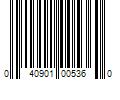 Barcode Image for UPC code 040901005360