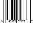 Barcode Image for UPC code 040933021727