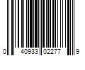 Barcode Image for UPC code 040933022779