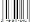 Barcode Image for UPC code 0409456450672