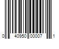 Barcode Image for UPC code 040950000071