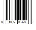 Barcode Image for UPC code 040959004797