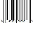 Barcode Image for UPC code 040961000053