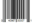 Barcode Image for UPC code 040967000071