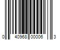 Barcode Image for UPC code 040968000063