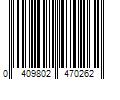 Barcode Image for UPC code 0409802470262