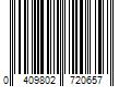 Barcode Image for UPC code 0409802720657