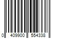 Barcode Image for UPC code 0409900554338