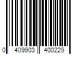 Barcode Image for UPC code 0409903400229