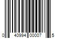 Barcode Image for UPC code 040994000075