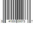 Barcode Image for UPC code 041000000737