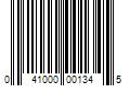 Barcode Image for UPC code 041000001345