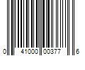 Barcode Image for UPC code 041000003776