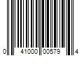 Barcode Image for UPC code 041000005794