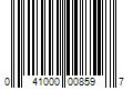 Barcode Image for UPC code 041000008597