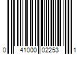 Barcode Image for UPC code 041000022531